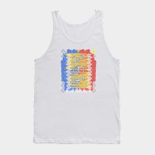 Philippine Flag / Baybayin word Panalo (Victory/Triumph) Tank Top